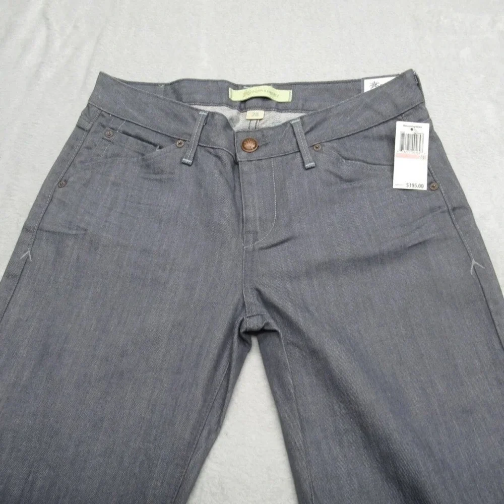 Agave Nectar Mariposa Jeans Women 28‎ Flex Denim Straight Boot UAS Made $198 NEW
